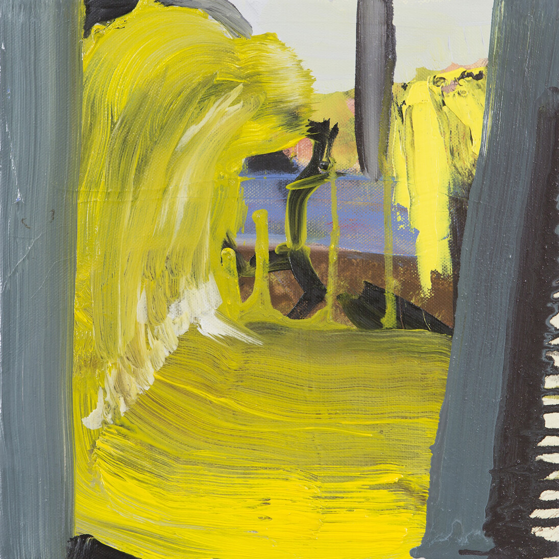 Eamon Colman, Killenure window, 2015, oil on linen, 30 x 30 cm