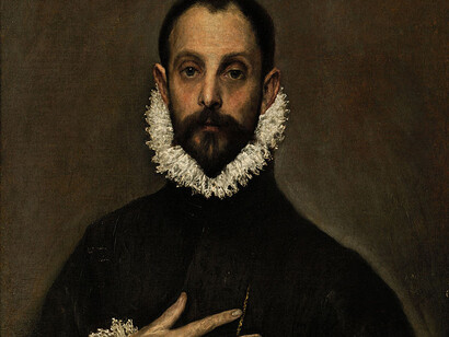 El Greco. El caballero de la mano en el pecho