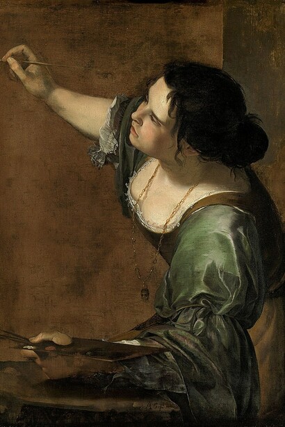 Self-Portrait as the Allegory of Painting, also known as Autoritratto in veste di Pittura or simply La Pittura, was painted by the Italian Baroque artist Artemisia Gentileschi