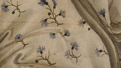 Sandro Botticelli, La nascita di Venere, particolare