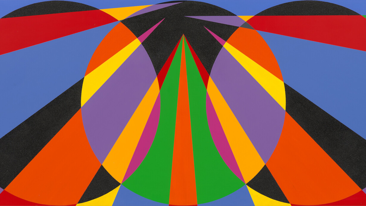 Rico Gatson, Untitled (astral black I), 2024. Courtesy of the artist and Miles McEnery Gallery