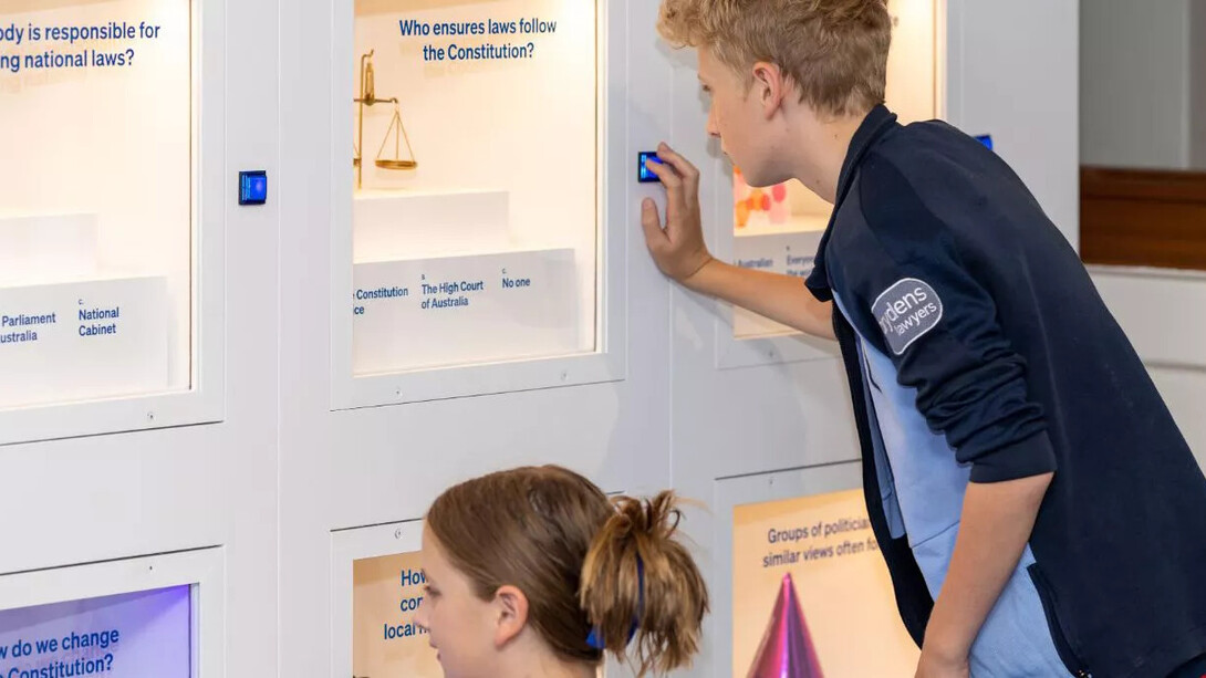 Blueprint, exhibition view. Courtesy of the Museum of Australian Democracy