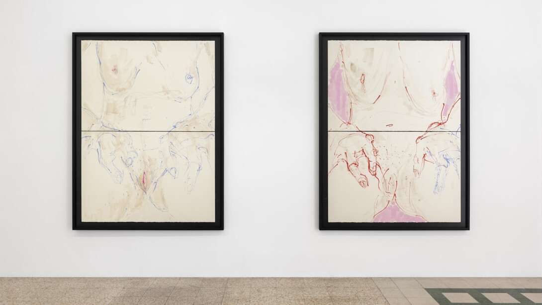 Gabrielle Goliath, Bearing, exhibition view. Courtesy of Galleria Raffaella Cortese