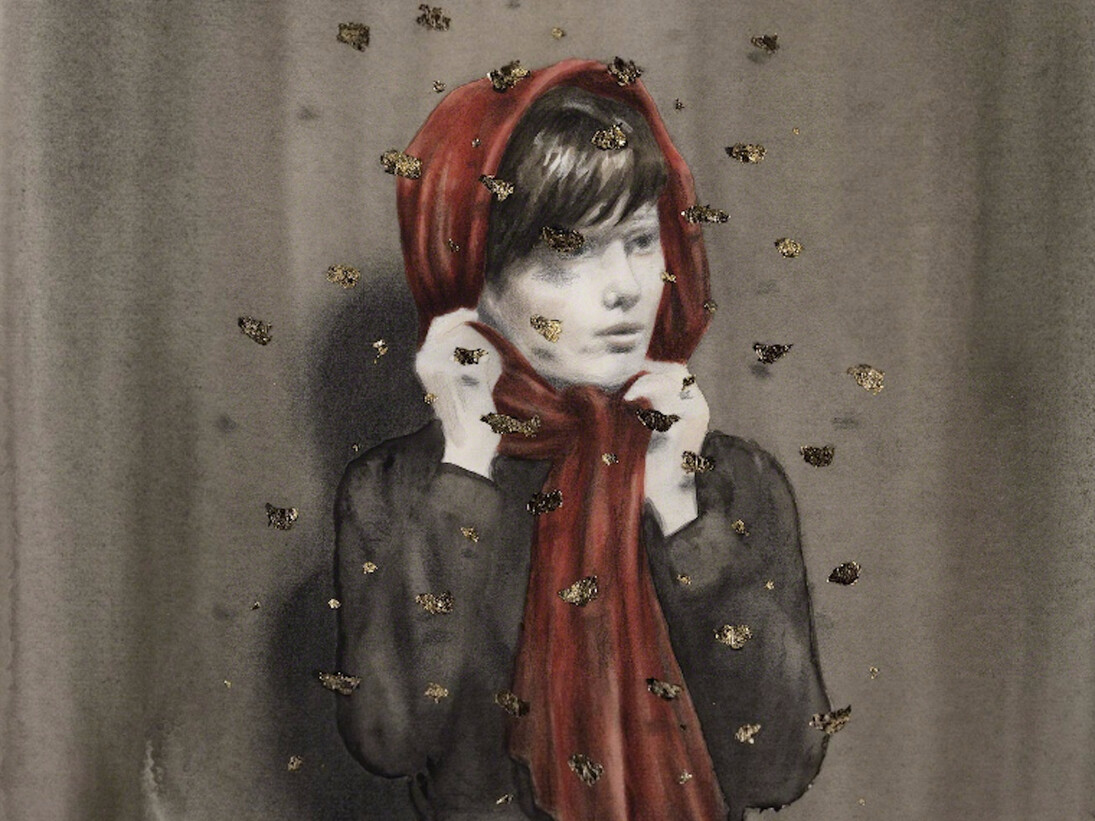 Rachel Goodyear, Red Scarf, 2016. Courtesy of Pippy Houldsworth Gallery