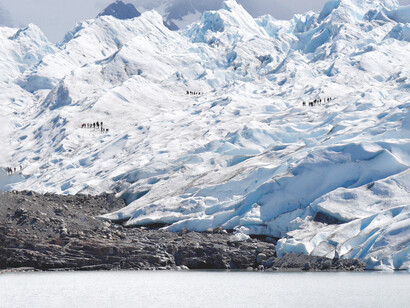 Glacial situado en Alaska, EE.UU.