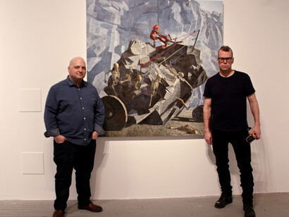 Great Feats and Defeats. Courtesy of Jonathan LeVine Projects