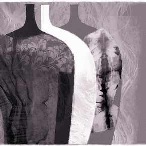 Lu Zhiping, No. 12 瓷器-中国-盛装,丝网, 2009, China-Splendor, silkscreen print, 65 x 88 cm