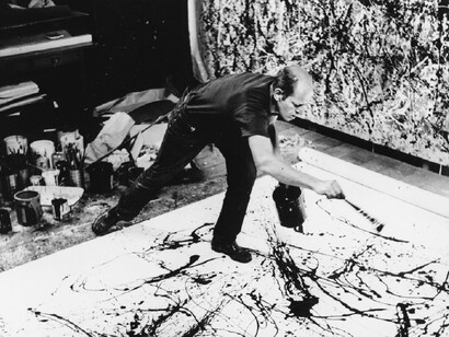 La tecnica del "dripping" di Jackson Pollock