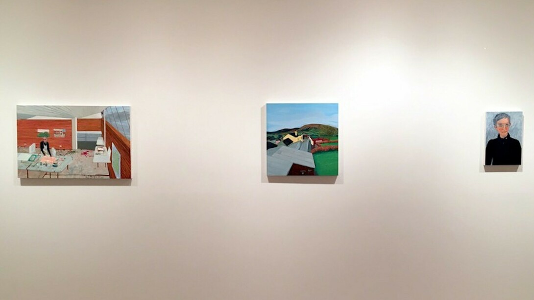 Sarah McEneaney, Exhibition view. Courtesy of Tibor de Nagy Gallery
