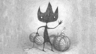 Hubiera preferido no ser yo quien lo encontró aquel día sin buscarlo, con los labios desbordando explicaciones, desorbitada el alma y en las manos, una nota anunciando su primicia... Ilustración de Shaun Tan, Eric llega, 2007