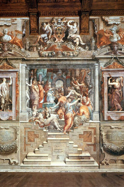 Fresque du Palazzo della Cancelleria, Giorgio Vasari