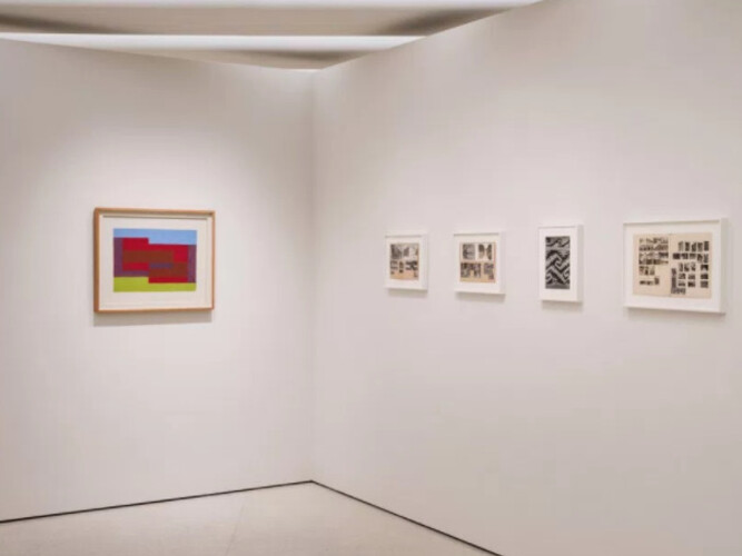 Josef Albers in Mexico, Exhibition view. Courtesy of Guggenheim Museum
 