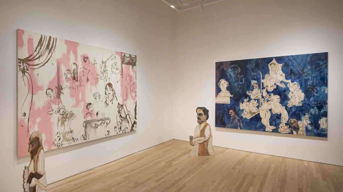 Aiza Ahmed, The music room, exhibition view. Courtesy of Sargent's Daughters