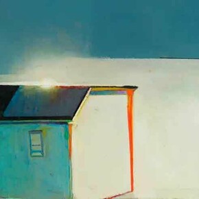 Raimonds Staprans, Horizontal sunset #2 (detail), 2017 – 2021. Courtesy of Latvian National Museum of Art
