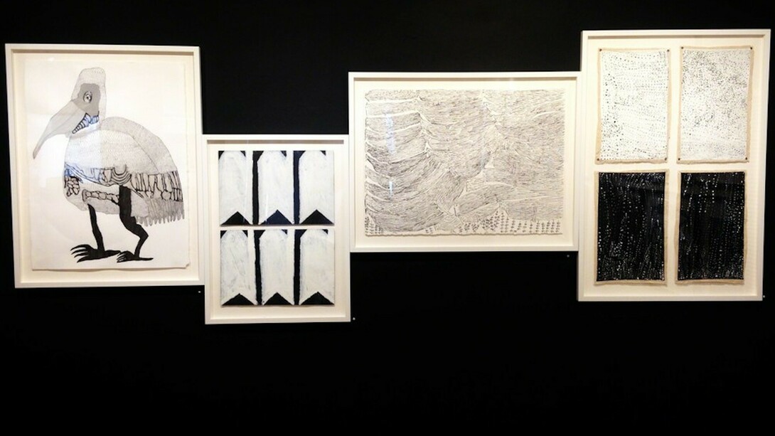 Black White, Exhibition view.  Courtesy of Creativity Explored