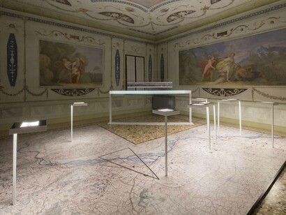 Allestimento mostra "Carte da Guerra"