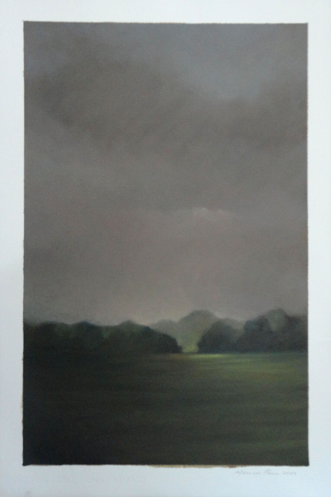 Mauricio Parra, Backyard, 57 x 38 cm. Courtesy of Galeria Mezanino