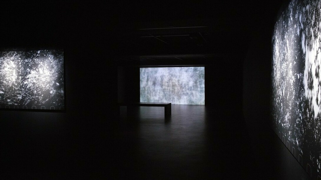 Takashi Makino,  Cinéma Concret, Exhibition view. Courtesy of Empty Gallery