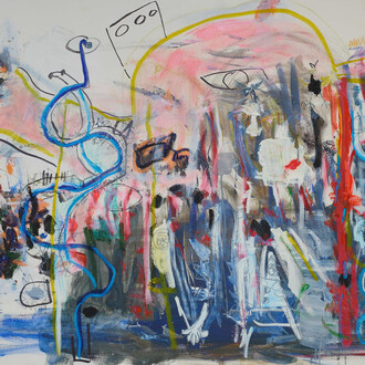 Katy Pinke, i saw an invisible embrace (detail). Courtesy of Kate Oh Gallery