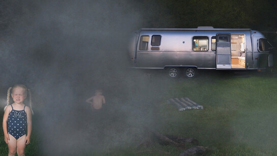 Julie Blackmon, Airstream, 2011,(detail),  archival pigment print, 24 x 31 inches. Courtesy of G. Gibson Galler