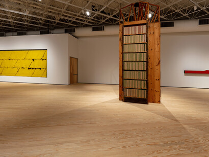 Theaster Gates, The gift and the renege, exhibition view. Courtesy of the Contemporary Arts Museum