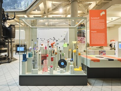 Materialwelte, ausstellungsansicht. Mit freundlicher genehmigung des Technischen Museums Wien