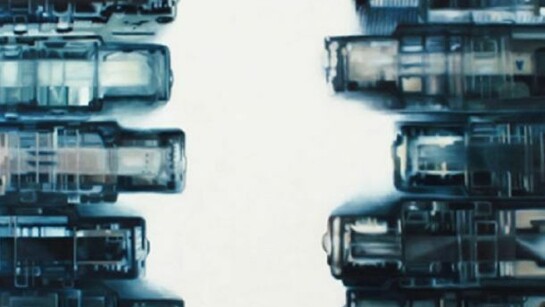 Sonne Hernandez; Checks and Balances, 2013, Oil on canvas; 48 x 72 inches; 121.9 x 182.8 cm