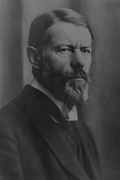 Max Weber, sociólogo, economista, jurista, historiador y politólogo alemán