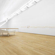 Emilio Prini, Typewriter drawings. Bologna/München/Rome – 1970/1971, exhibition view. Courtesy of the Fondazione Antonio Dalle Nogare 