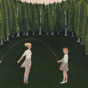 Pirkko Lepistö, Skipping rope in summer, 1972. Courtesy of Ateneum