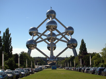 Futuristic Park in Brussels