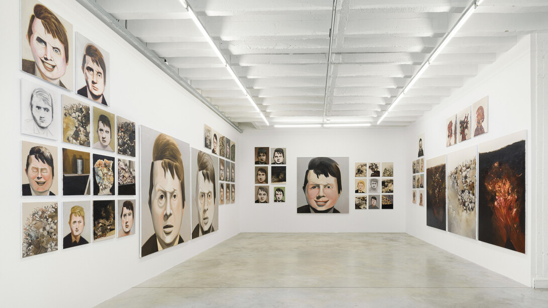 Shahin Afrassiabi, Francis – Paintings drawings sculptures 2023–2025, exhibition view. Courtesy of Soy Capitán 