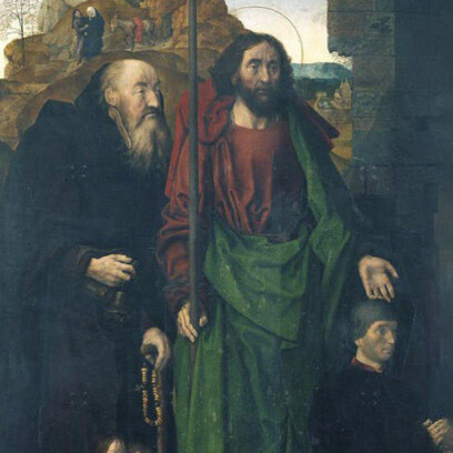 Il Trittico Portinari di Hugo van der Goes, particolare