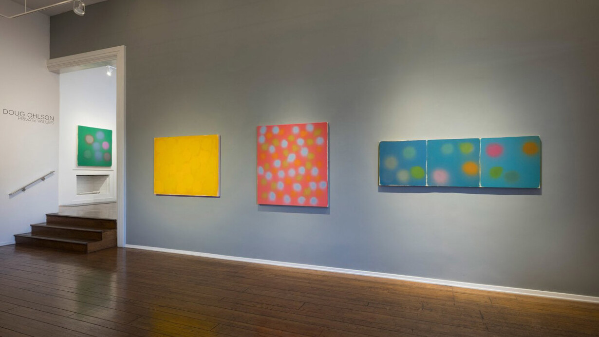 Doug Ohlson, Private values, exhibition view. Courtesy of Louis Stern Fine Arts