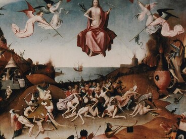 Hieronymus Bosch (bottega di), Giudizio Universale, 1500-10. Collezione privata