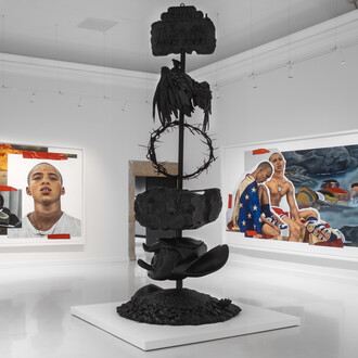 Robin Kid, The future is old, exhibition view. Courtesy of Moco Museum