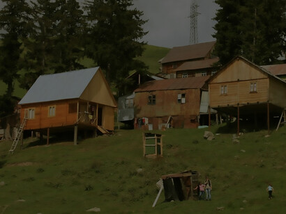 Highland village of Beshumi, Adjara, Georgia