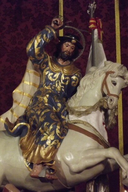 Talla de Santiago Apostol en Castilleja de la Cuesta, Sevilla