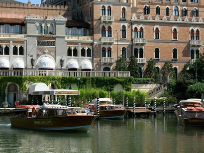 La darsena dell’hotel, per un arrivo da star