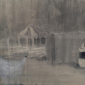 Michelle Conway, Huck Finns At Night, 2016. Courtesy of bo.lee gallery