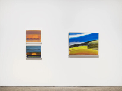 Elizabeth Osborne, Landscapes of the mind’s eye, exhibition view. Courtesy of Berry Campbell