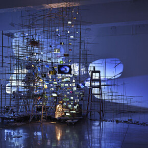 Sarah Sze. Courtesy of Tanya Bonakdar Gallery