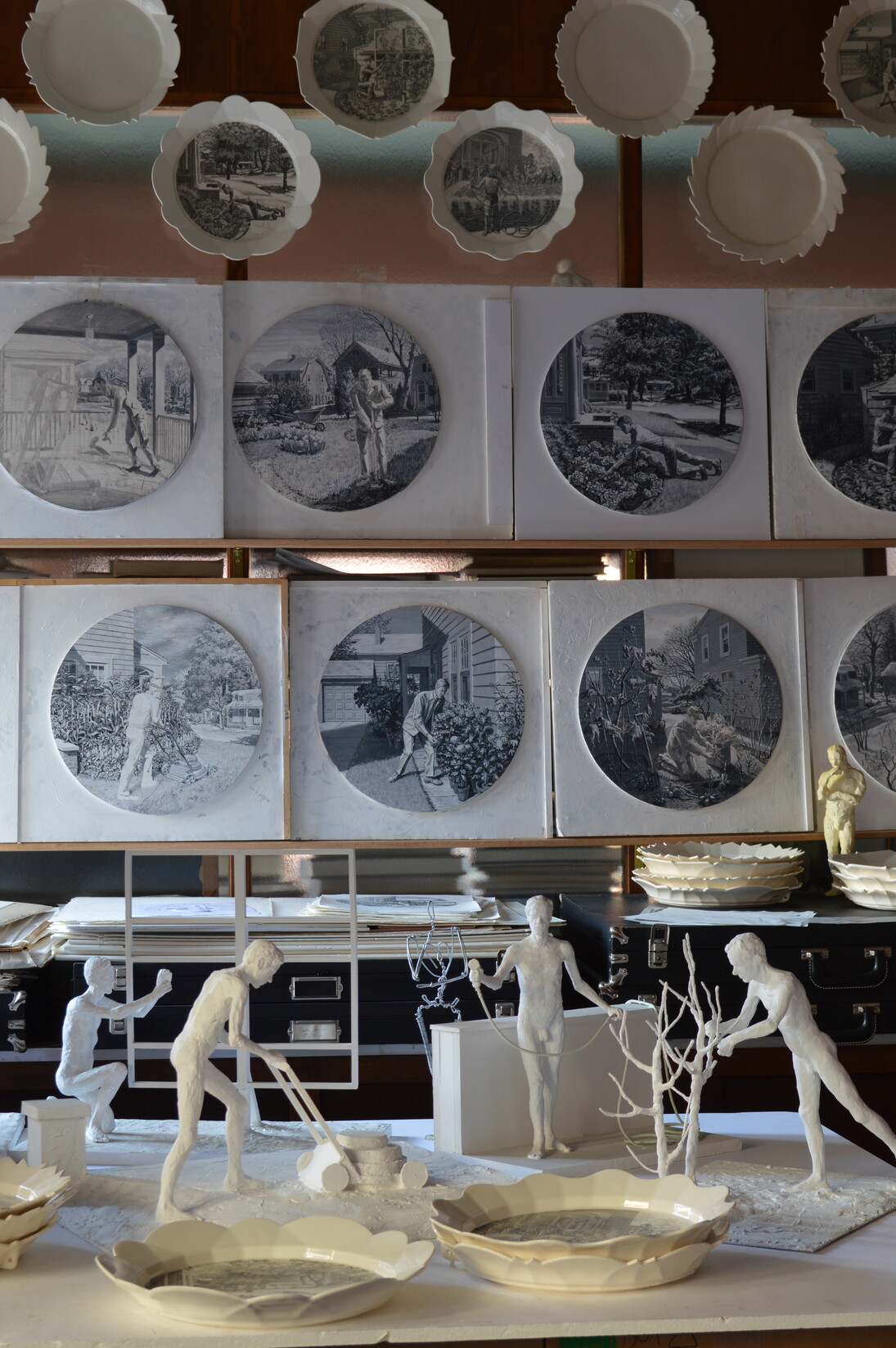 Studio View of Andrew Raftery
