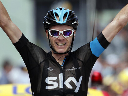 Chris Froome vince l'8a tappa