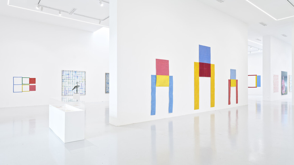 Louis Cane, Résonances, vue de l’exposition. Avec l’aimable autorisation de Ceysson & Bénétière