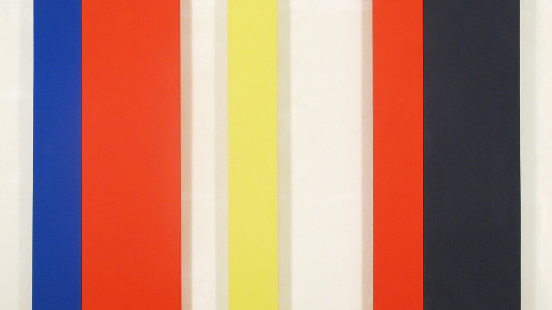 Kendall Shaw, Tabasco, 2013, Acrylic on Canvas - 5 Panels, 48" x 60"