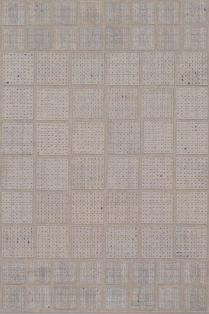 Jac Leirner, métrica mínima, 2015, Blue