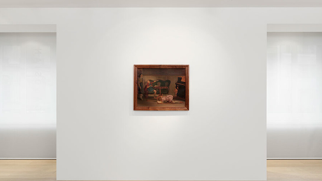 Balthus, Exhibition view. Courtesy of Gagosian