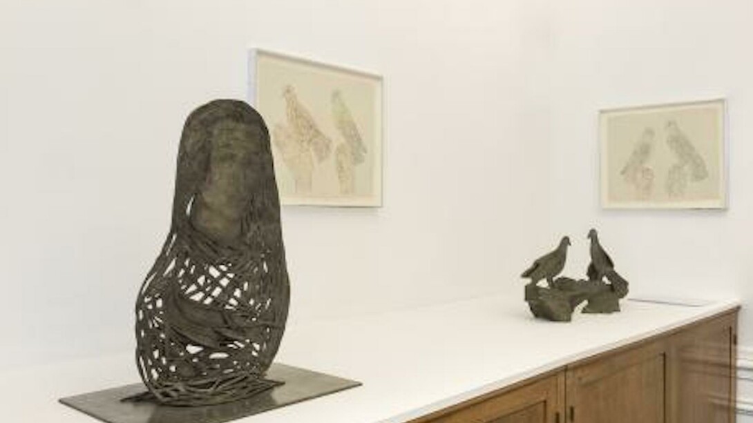 Kiki Smith, Exhibition view. Courtesy of Galerie Lelong