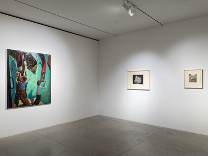 Leo Frontini, On the corner of, exhibition view. Courtesy of albertz 
benda gallery